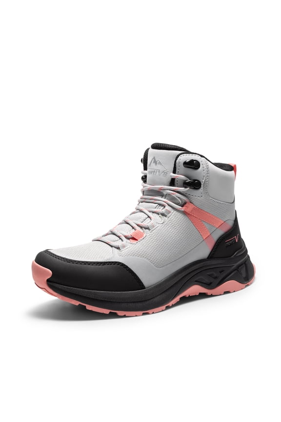 NORTIV 8 Women's Hiking Boots Waterproof Lightweight Outdoor Trekking Comfortable Non-Slip Backpacking Camping Ankle Boot Hollow