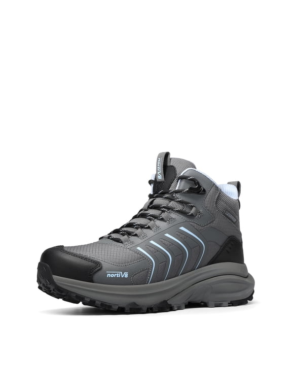 NORTIV 8 Women's Hiking Boots waterproof Lightweight Outdoor Trekking Non Slip Comfortable Camping Ankle breathable Boot Armadillo FieldLite