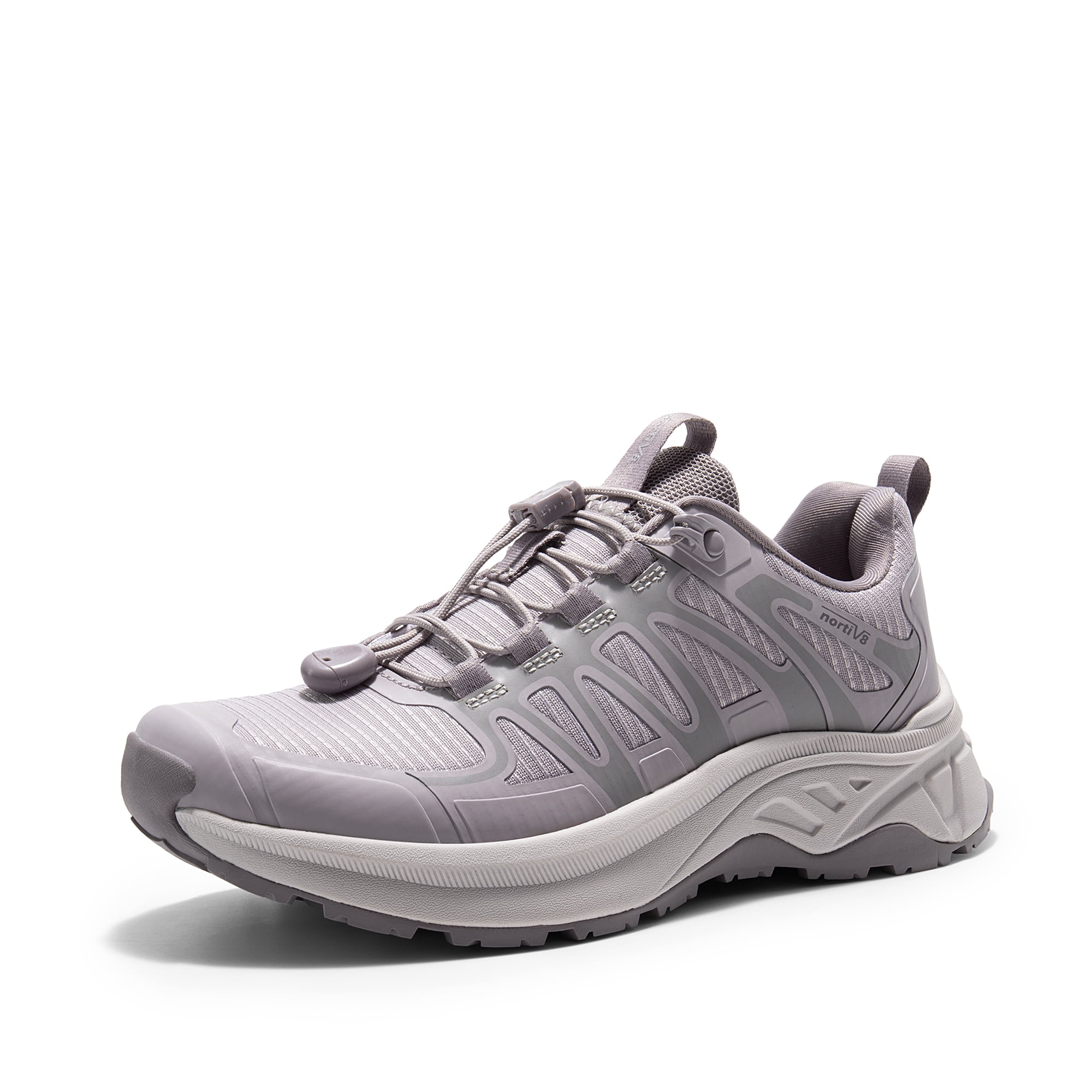 NORTIV 8 Women's Quick Laces Hiking Shoes Lightweight Walking Outdoors Trekking Trails Camping Casual Sneakers