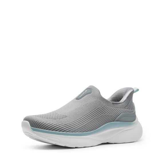 NORTIV 8 Women's Slip On Walking Shoes Hands Free Non Slip Lightweight Breathable Sneakers for Running Tennis Gym Workout Casual Everyday Fashion SwiftSleek