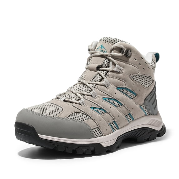 NORTIV 8 Women's Waterproof Hiking Boots Outdoor Trekking Mid Backpacking Mountaineering lightweight boots Wide Width