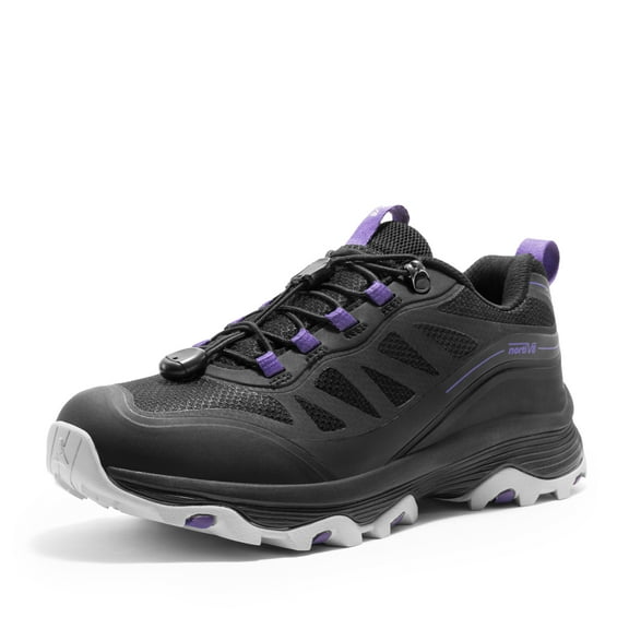 NORTIV 8 Women's Waterproof Hiking Shoes Quick Laces Outdoors Walking Trekking Camping Tennis Sneakers Canyon