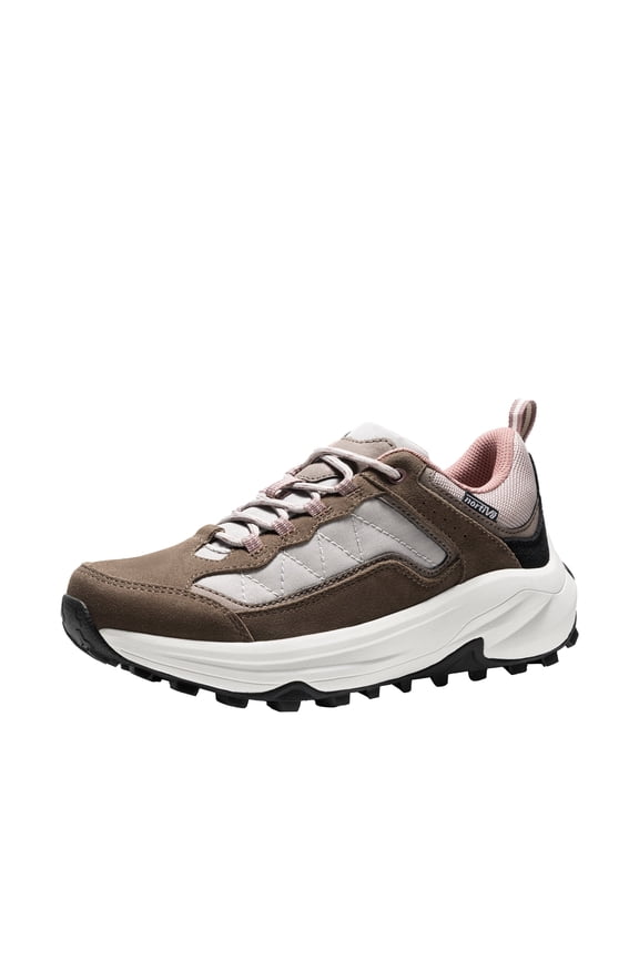 NORTIV 8 Women's Waterproof Hiking Shoes with Arch Support Outdoors Leather Walking Trekking Camping Tennis Workout Cross Training Sneakers Wicklow