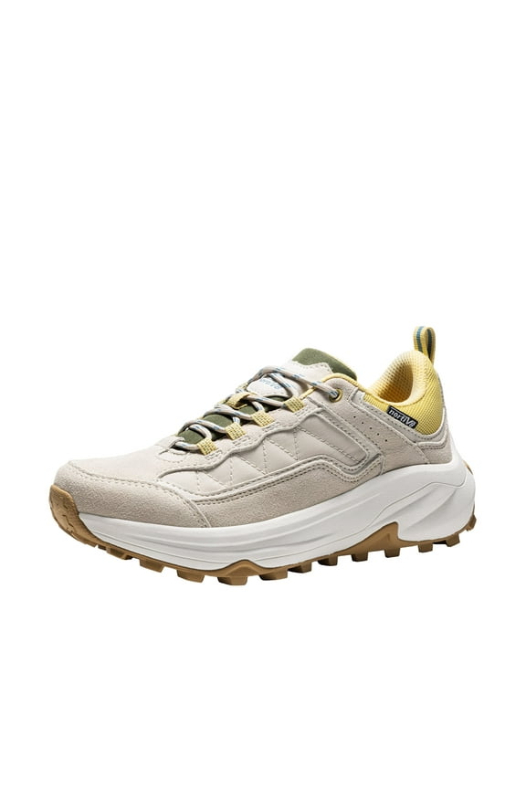 NORTIV 8 Women's Waterproof Hiking Shoes with Arch Support Outdoors Leather Walking Trekking Camping Tennis Workout Cross Training Sneakers Wicklow