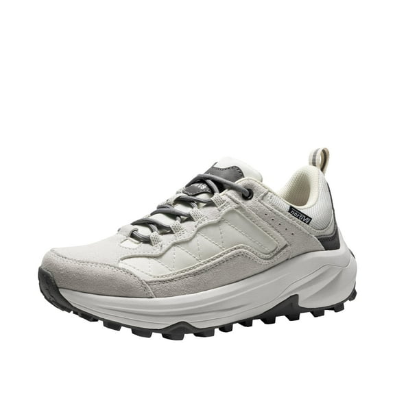 NORTIV 8 Women's Waterproof Hiking Shoes with Arch Support Outdoors Leather Walking Trekking Camping Tennis Workout Cross Training Sneakers Wicklow