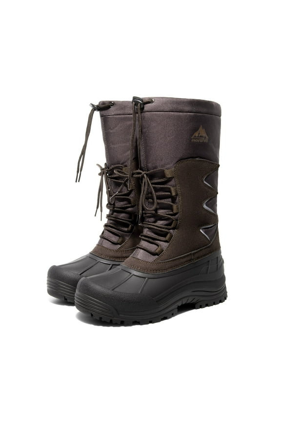 Men's Waterproof Hiking Winter Snow Boots Insulated Lightweight Outdoor Tall Boots