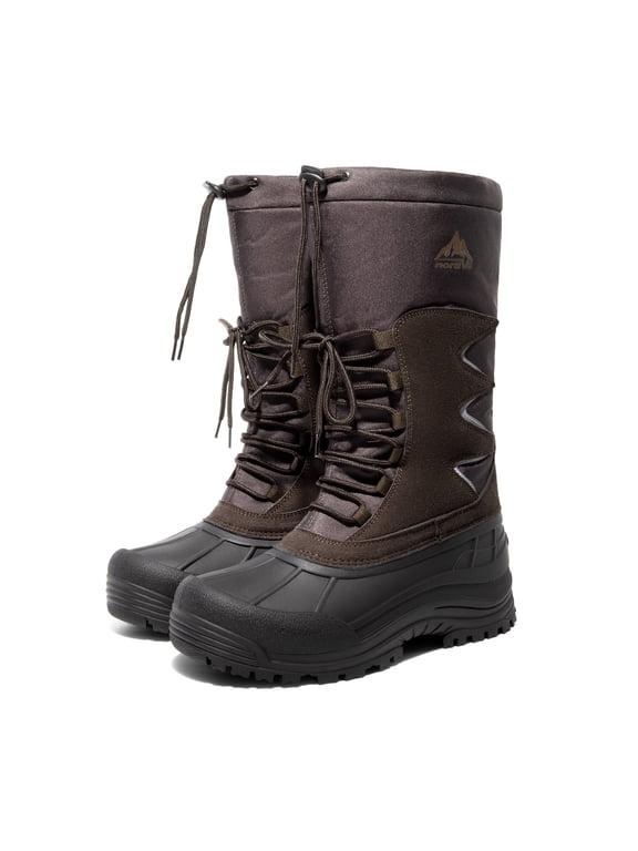 Men's Waterproof Hiking Winter Snow Boots Insulated Lightweight Outdoor Tall Boots