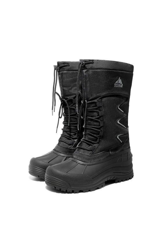 Men's Waterproof Hiking Winter Snow Boots Insulated Lightweight Outdoor Tall Boots