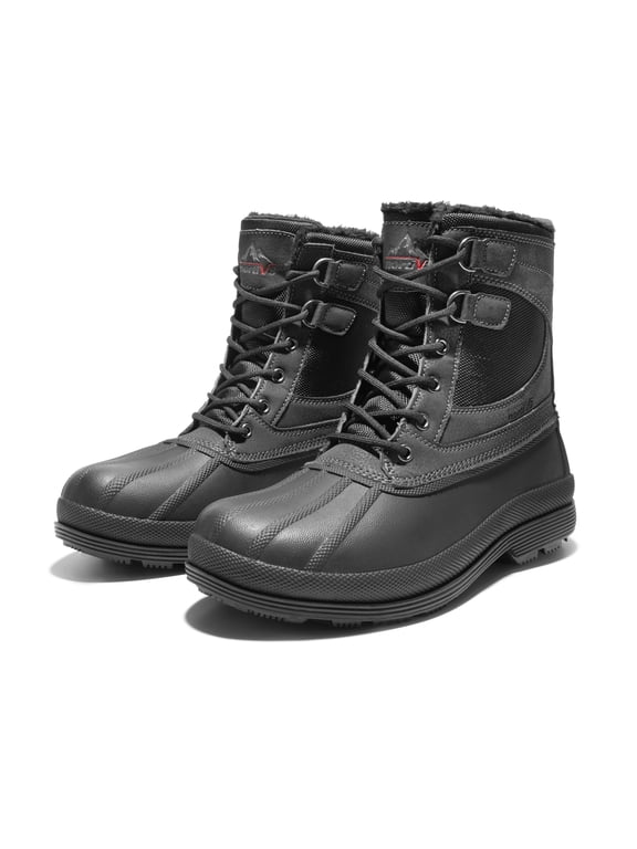 Mens Snow Boots Insulated Waterproof Winter Boots Outdoor Comfort Warm Shoes
