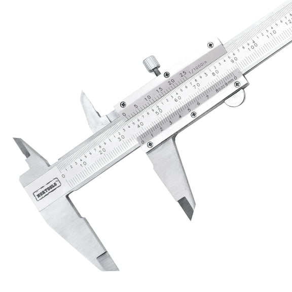 NORTOOLS Vernier Caliper, Silver, 6 Inch/150mm, Stainless Steel.
