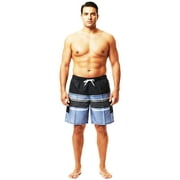 NORTY Big & Tall Men's Quick Dry Swim Trunks Board with Lining & Secure Cargo Pockets