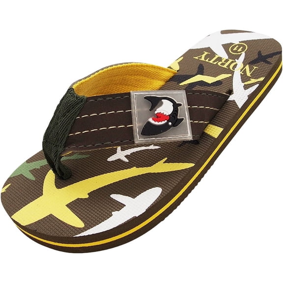 NORTY Boy's Flip Flops Lightweight Sandal for Beach Pool or Everyday  Adventures