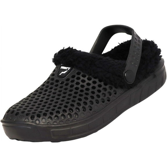 NORTY Childrens Microfleece Line Clog Cozy for Boys & Girls - Runs 2 Sizes Small