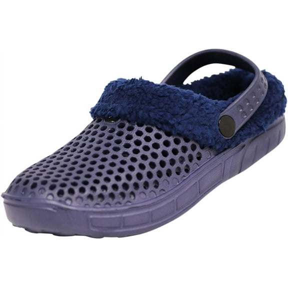 NORTY Childrens Microfleece Line Clog Cozy for Boys & Girls - Runs 2 Sizes Small