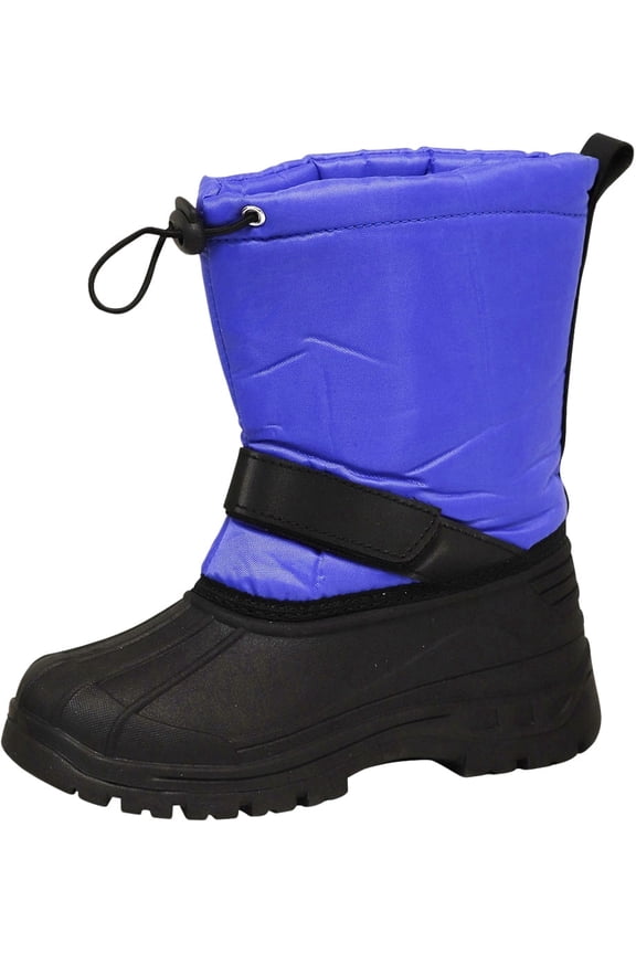 NORTY Toddler Little Big Kid Unisex Winter Insulated Boots Mid-Calf Fleece Lined Snow Boot