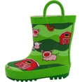 thumbnail image 1 of NORTY Boys Girls Toddler and Kids' Waterproof Rain Boots Easy-On Handles Slip Resistant, 1 of 23