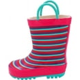 thumbnail image 1 of NORTY Boys Girls Toddler and Kids' Waterproof Rain Boots Easy-On Handles Slip Resistant, 1 of 23