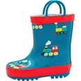 thumbnail image 1 of NORTY Boys Girls Toddler and Kids' Waterproof Rain Boots Easy-On Handles Slip Resistant, 1 of 23