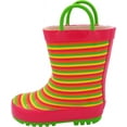 thumbnail image 1 of NORTY Boys Girls Toddler and Kids' Waterproof Rain Boots Easy-On Handles Slip Resistant, 1 of 23