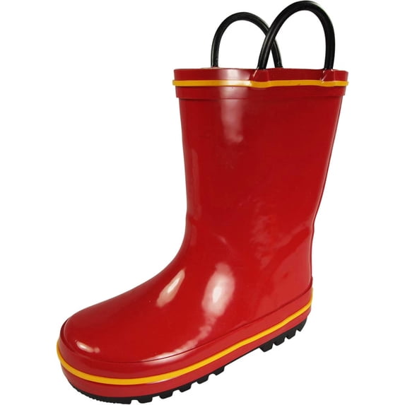 NORTY Child Boys Unisex Rubber Rain Boots 11 Little Kid