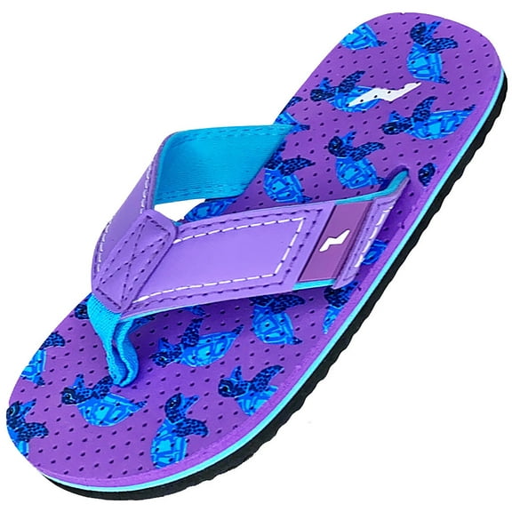 NORTY Girls' Sandals, Slip On Flip Flops for Beach, Pool or Everyday