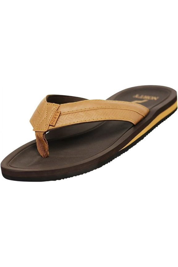 NORTY Men's Flip Flop Arch Support Comfortable and Casual Sandal
