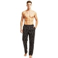 thumbnail image 1 of NORTY Men's Cotton Flannel Printed Sleep Lounge Pajama Pants, 1 of 13