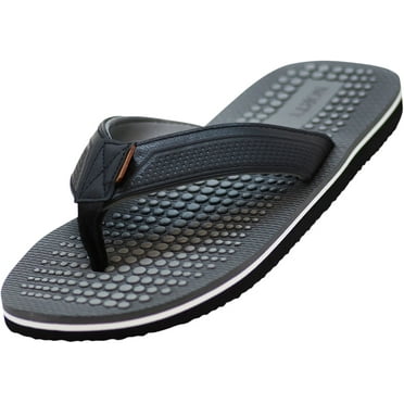 NORTY Men's Everyday Comfort Casual Sandals Flip Flop Slip On Beach, Pool