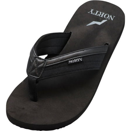 NORTY Men's Everyday Comfort Casual Sandals Flip Flop Slip On Beach, Pool