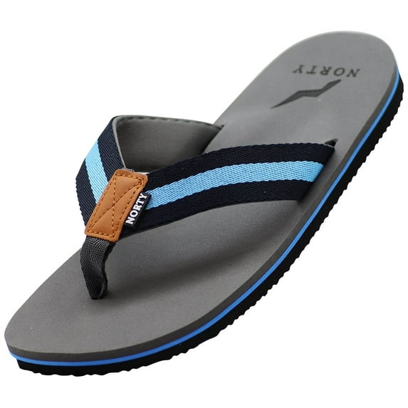 NORTY Men's Everyday Comfort Casual Sandals Flip Flop Slip On Beach, Pool