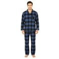 thumbnail image 1 of NORTY Men's Flannel Cotton Blend Sleepwear Pajama Sets Warm Soft Loungewear, 1 of 29