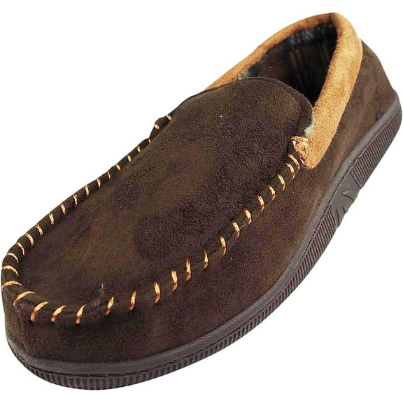 NORTY Men's Loafer Slip-On Moccasin Slippers - Comfortable, Stylish, and Versatile