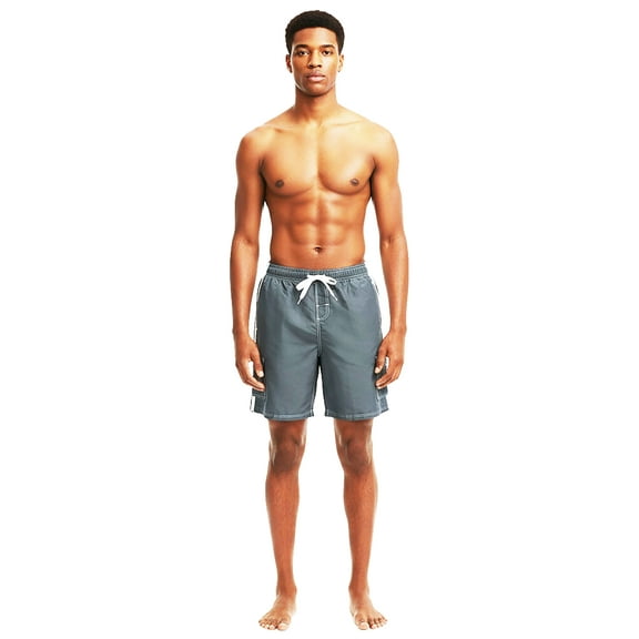 NORTY Men's Quick Dry Swim Trunks Board Shorts with Mesh Lining & Secure Cargo Pockets