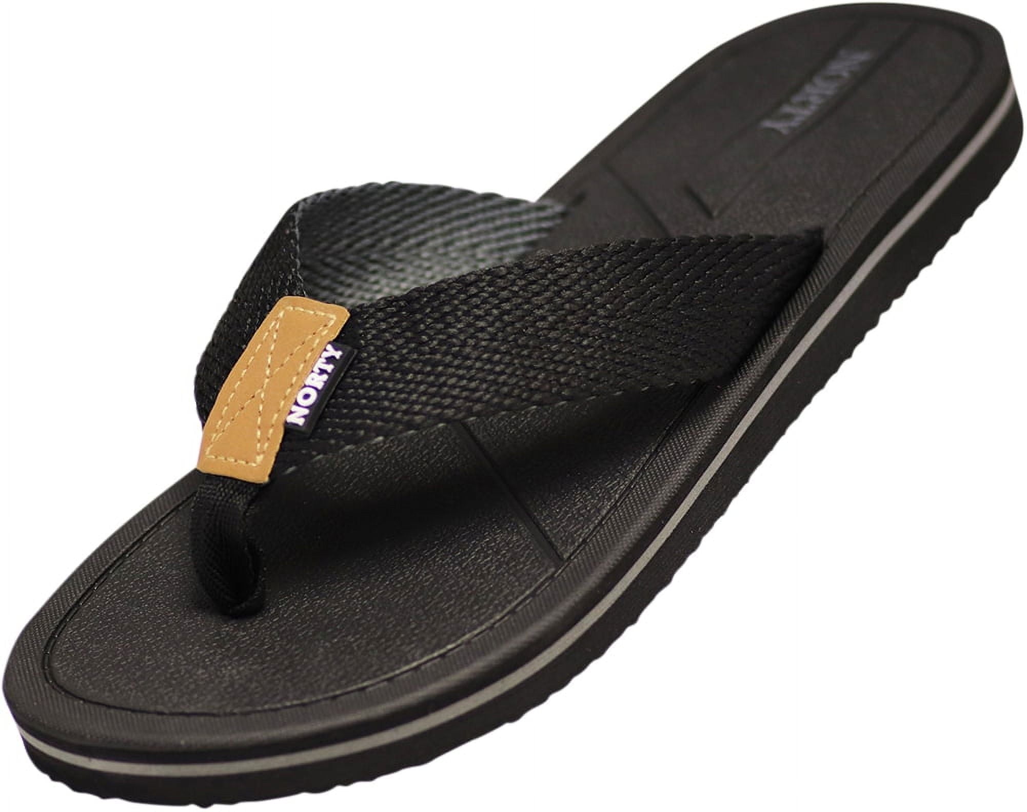Norty Thong Men\'s Dark Black Footwear For Summer Comfortable Sandals Casual Norty Men main image 3