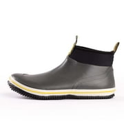 NORTY Mens Ankle Rain Boots Adult Male Rubber Waterproof 6" Runs 1-2 Sizes Big