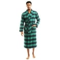 thumbnail image 1 of NORTY Mens Bathrobe Soft Brushed Cotton Blend Flannel Bath Robe, 1 of 19
