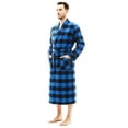 thumbnail image 1 of NORTY Mens Bathrobe Soft Brushed Cotton Blend Flannel Bath Robe, 1 of 19