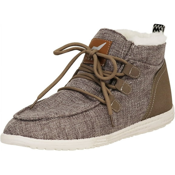 NORTY Mens Boat Shoe Canvas Casual Lightweight Slip-On Loafer Everyday Comfort