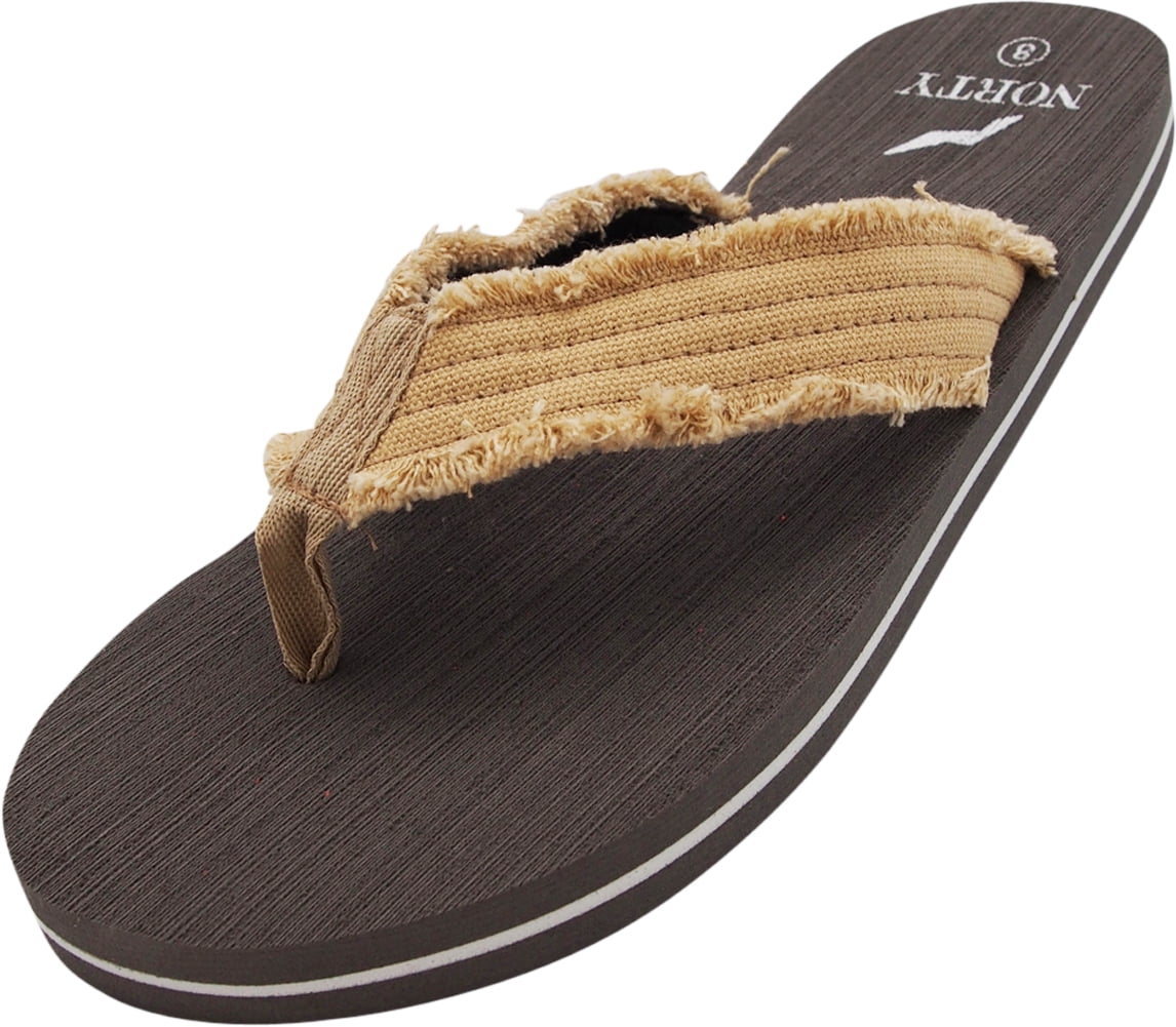 NORTY Men's Lightweight Flip Flop for Everyday Beach Pool Sandal