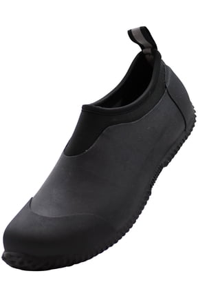 NORTY Mens Low Ankle Garden Shoe Rubber Waterproof Rain Boots Runs 1 Size Big