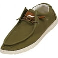 thumbnail image 1 of NORTY Mens Boat Shoe Canvas Casual Lightweight Slip-On Loafer Everyday Comfort, 1 of 17