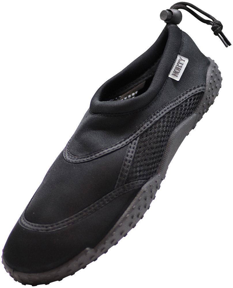 NORTY Mens Water Shoes Adult Male Beach Shoes Black 10 - image 1 of 5