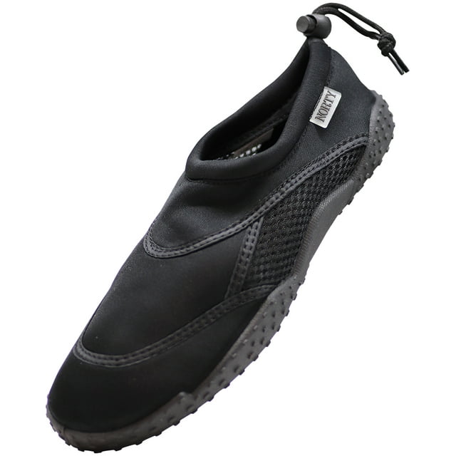 NORTY Mens Water Shoes Adult Male Beach Shoes Black 10