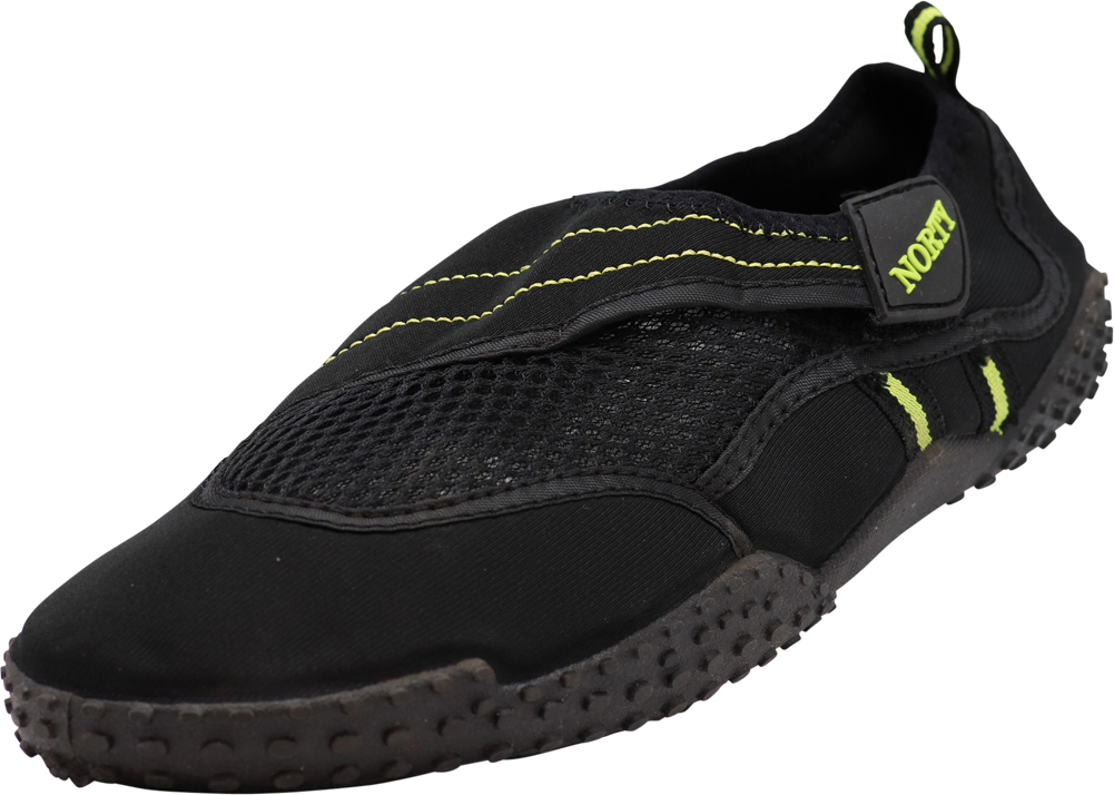 NORTY Mens Water Shoes Adult Male Beach Shoes Black Lime 10 - image 1 of 7