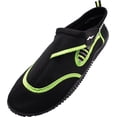 thumbnail image 1 of NORTY Mens Water Shoes Adult Male Beach Shoes Black Lime 7 - Runs 1 Size Small, 1 of 7
