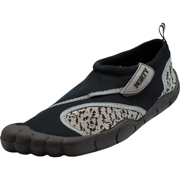 NORTY Mens Water Shoes Adult Male Pool Shoes Black Grey 8