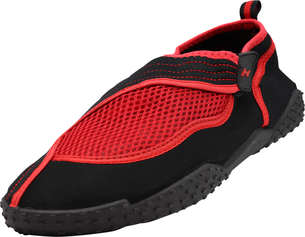 NORTY Mens Water Shoes Adult Male Pool Shoes Black Red 8 - image 1 of 7