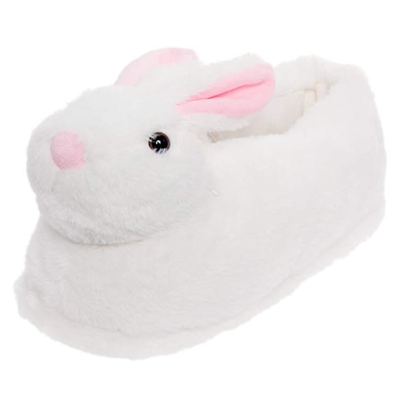 NORTY Mens Womens Unisex Adult Easter Bunny Rabbit Slippers White
