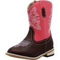 thumbnail image 1 of NORTY Toddler Boys & Girls Western Boots Classic Cowboy Style with Side Zip & Stitching, 1 of 10
