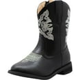 thumbnail image 1 of NORTY Toddler Boys & Girls Western Boots Classic Cowboy Style with Side Zip & Stitching, 1 of 10